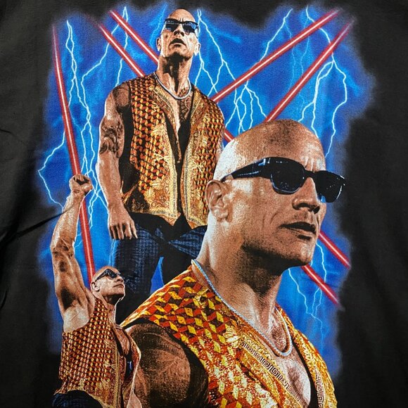 WWE The Rock Final Boss Graphic T-Shirt Large - Picture 2 of 5